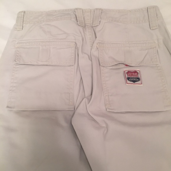 Lucky Brand light tan classic dungarees EUC - Picture 6 of 7